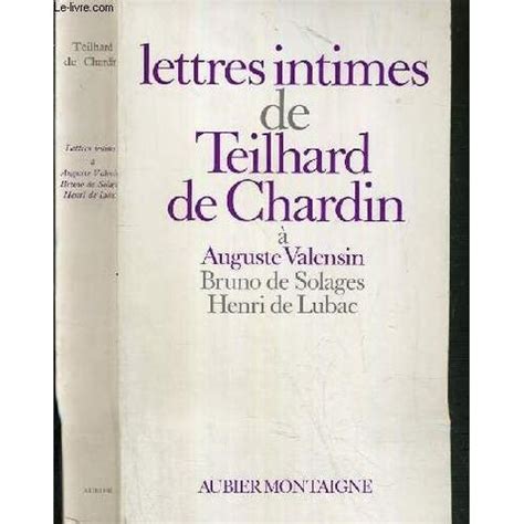 Lettres intimes à auguste valensin, bruno de solages, henri de lubac, 1919 1955. - Modern physics sixth edition solutions manual.