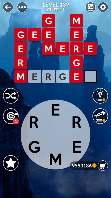 Level 139 wordscapes. We are here to help and published all Wordscapes Cliff answers Answers. Search by letters. Enter all letters or level number. Level 129 Letters: EEGDRE. Level 130 Letters: LDEETS. Level 131 Letters: PGILTH. Level 132 Letters: CHONSE. Level 133 Letters: TROGHN. Level 134 Letters: DLUEMO. 