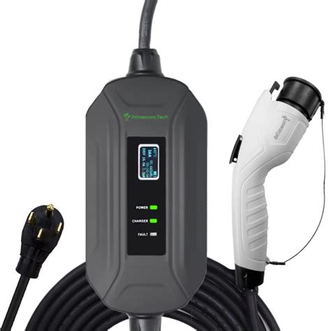Level 2 electric vehicle charger. Contents include: The Schumacher Level 2 EV Wall Charger charging station, output cable with EV charging gun, cable cradle, (2) 5.5 mm (0.22 in.) x 50 mm (2 in.) lag screws for wall mounting, (2) 4 mm (0.16 in.) x 16 mm (0.63 in.) self-tapping screws to attach the cable cradle, mounting template, and user manual. learn more 