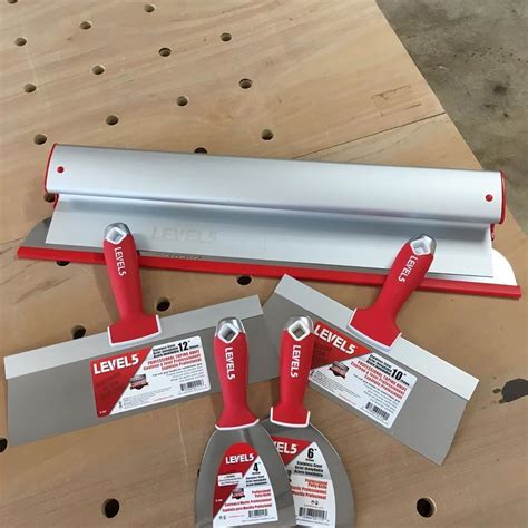 Level 5 tools. 5 Apr 2023 ... LEVEL5 nail spotters are used to quickly fill and finish fastener indentations during the drywall finishing process. LEVEL5 Nail Spotters: ... 