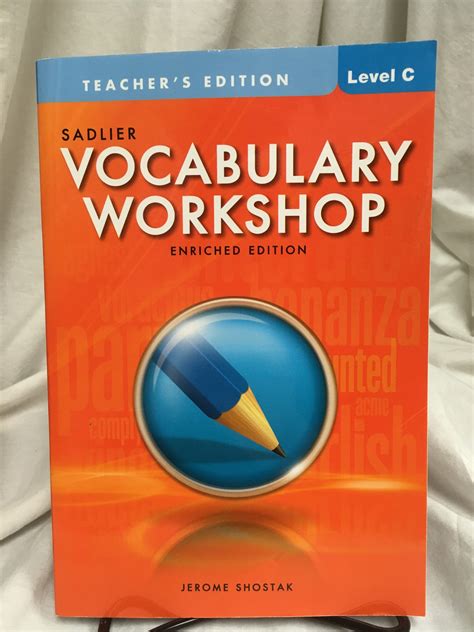 Vocabulary Workshop - Level c - Unit 6 Key - Free download