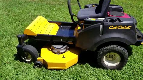 Level deck on cub cadet. Hi, i just bought this used mower and it needed lots of work. One thing was that the decked was not properly leveled. This procedure should be similar to oth... 