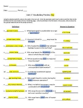 Sadlier Vocabulary Workshop Level F Unit 7 Definitions, parts of speech, synonyms and antonyms. All information is copied directly from the workbook. Share. Students also viewed. English II - Q3 EXAM (DOESN'T INCLUDE VOCAB) 92 terms. julia_henry25. Preview. Vocabulary Workshop Level F Unit 10-12. 60 terms . kimberlynguyen. …