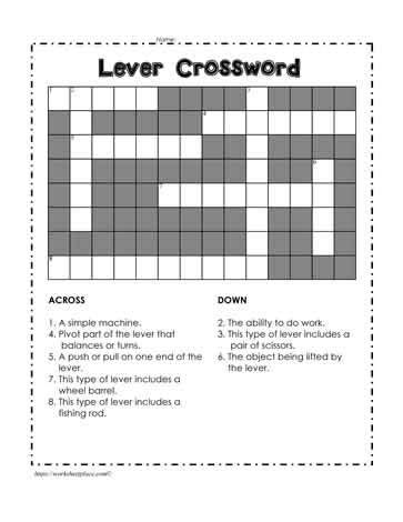 Aeroplane lever. Today's crossword puzzle clu