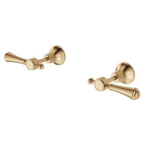 Lever wall top assemblies.  Made from durable brass construction, these wall to...