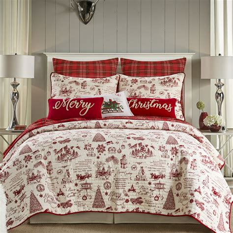 Levtex christmas bedding king. Levtex Home - Yuletide Quilt Set - King/Cal King Quilt (106x92in.) + Two King Pillow Shams (36x20in.) - Christmas Holiday Script - Red and Cream - Reversible - Cotton. 4.6 out of 5 stars 302. $151.99 $ 151. 99. ... Dinjoy Christmas Quilt Set King Size, Green White Snowflake Christmas Tree Holiday Quilt Bedding Set Xmas New Year Bedspread Soft … 