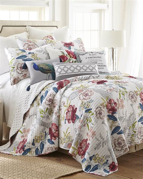 The Pisa reversible quilt set by Levtex home is pre washed and inspired by beautiful botanical gardens. Offered in shades of gray, taupe slate and white, this design will immediately transform your bedroom. Twin size quilt dimension - 68" L x 86" W, sham. 