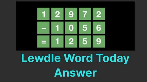 April 15, 2023 by weekly. Lewdle #452 Answer for Toda