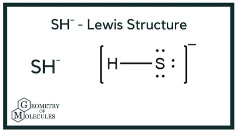Lewis structure for sh. A step-by-step explanation of how to draw the OH- Lewis Structure (Hydroxide Ion).For the Lewis structure for OH- we first count the valence electrons for th... 