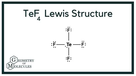 A solution to draw a Lewis structure for each species: TeF4. with the number of bonding and nonbonding pairs, steric number, geometry, bond angle and central atom …