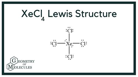 Draw the Lewis structure of XeCl4. Include all lone pairs. Identify the molecular geometry of XeCl4. square pyramidal trigonal pyramidal trigonal bipyramidal trigonal planar …. 