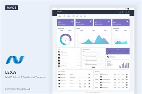 Lexa Mvc5 Admin Dashboard Template By Themesbrand Themeforest