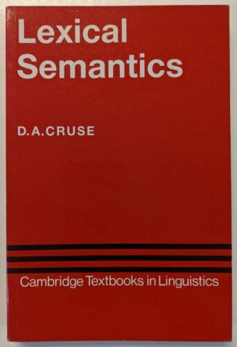 Lexical semantics cambridge textbooks in linguistics. - Laboratory manual in physics answer key.