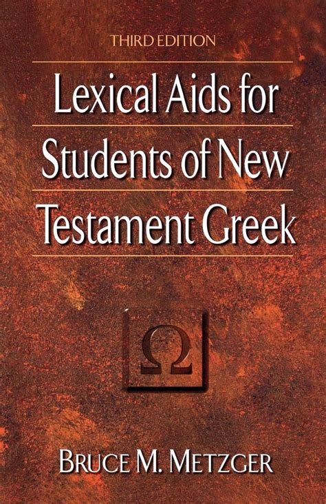Download Lexical Aids For Students Of New Testament Greek By Bruce M Metzger