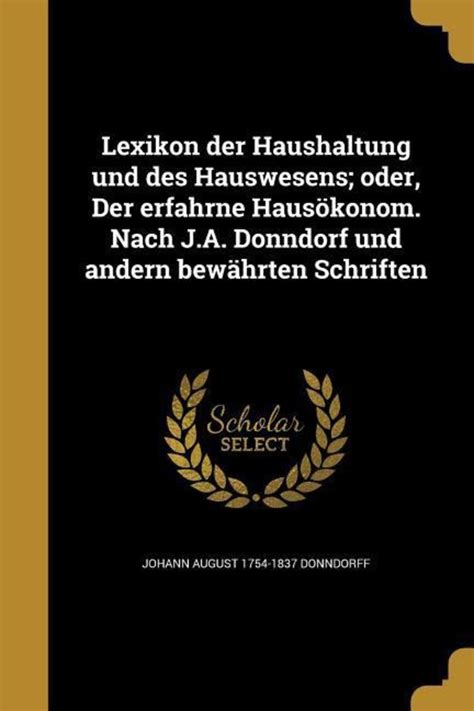 Lexikon der haushaltung und des hauswesens. - Una guida intelligente allo sviluppo della proprietà australiana.