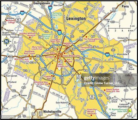 Lexington ky map