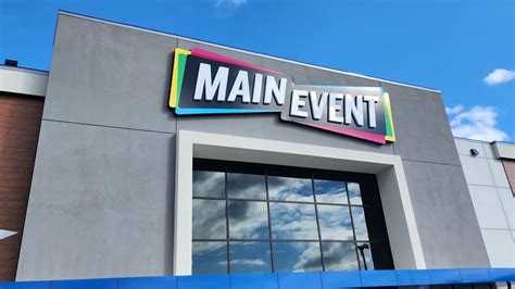 Lexington main event. The Main Event. STARTING AT $ 29 99 PER GUEST. Experience all that Main Event has to offer in this larger-than-life party. PACKAGE INCLUDES. 4 Activities (Bowling, Laser Tag, and more*) $10 Fun Card per guest for Video Games. 1,000 Winner’s Choice Points, or toy from The Big One® crane game, for Birthday VIP. 