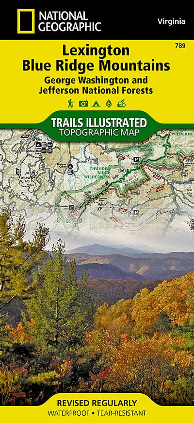 Download Lexington Blue Ridge Mts George Washington And Jefferson National Forests By National Geographic Maps