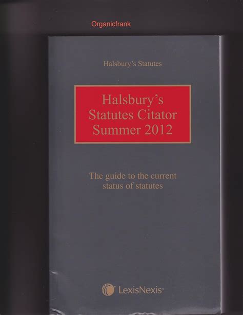 LexisLibrary Halsbury’s Statutes User Guide