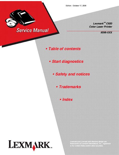 Lexmark c920 color laser printer service repair manual. - Tuned port fuel injection service manual howell engine developments.