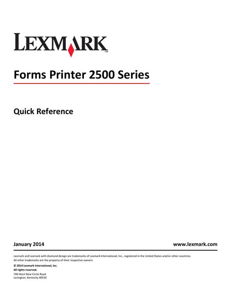 Lexmark forms printer 2500 user manual. - Massey ferguson 8100 series operator manual.