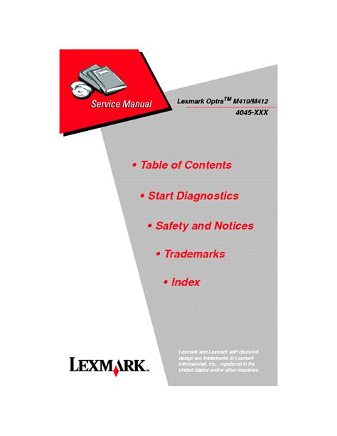 Lexmark optra m410 m412 laser printer service repair manual. - Sony portable dvd player user guide.