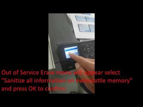 Lexmark printer reset to prevent cartridge recognize problem