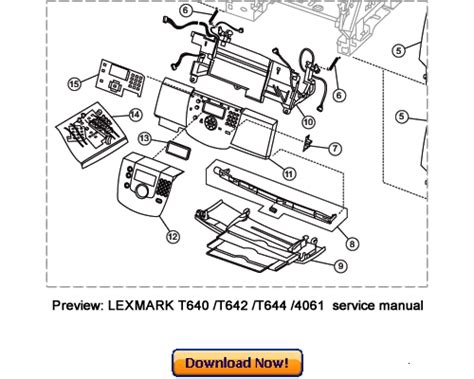 Lexmark t640 t642 t644 service repair manual. - Briggs and stratton cross reference guide.