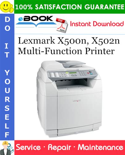 Lexmark x500n x502n multi function printer service repair manual. - John deere lx 235 owners manual.