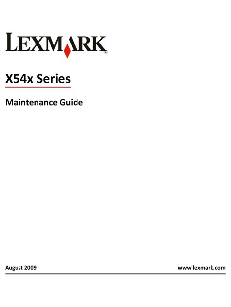 Lexmark x543 x544 series service and repair manual. - Connected components workbench user manual pto.