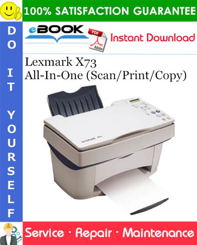 Lexmark x73 all in one scan print copy service repair manual. - Ceremonial de la presidencia de la república..