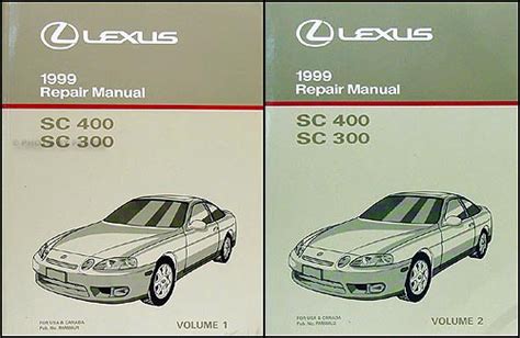 Lexus 1999 repair manual sc 400 sc 300. - Manual de camara sony cybershot dsc t200.