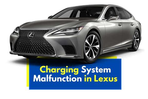 Lexus charging system malfunction. Lexus vehicles equipped with Gen11 multimedia or newer provide Vehicle Alert Notifications in real-time. Lexus vehicles with earlier multimedia generations transmit Vehicle Alert Notifications in near-real-time – after any of the soft key options is selected on the alert screen shown on the multimedia system, or after one drive cycle of 10 minutes is completed. 