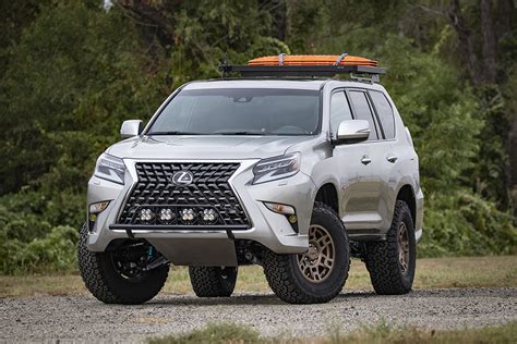 When performing these modifications special consideration must be taken for the long term use of the vehicle ie: will bumpers, storage or racks be added etc. With proper suspension modifications the GX really showcases it’s off road prowess. If you are ready for a Lexus GX lift kit give Expedition a call at 989-593-2533.. 