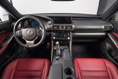 Lexus is interior. The 2016 Lexus IS sedan has 13.8 cubic feet of trunk space, which is more than most cars in the class. Reviewers note that the back seats fold forward to increase cargo-carrying capacity. "Trunk capacity in the IS is an above-average 13.8 cubic feet, and the rear seatbacks fold down to open up additional space." 