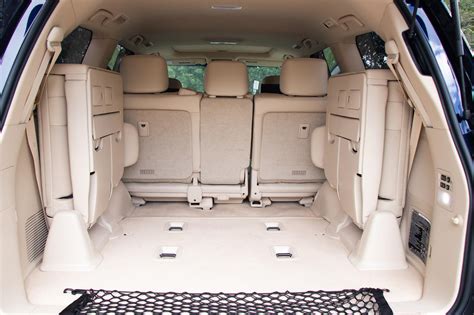 With the seats up, cargo space shrinks to 17.7 cubic feet, making it less spacious than even some subcompact crossovers." "The NX's 54.6 cubic feet of total volume brings up the rear in this segment, and the raked liftgate seems to make it less versatile than even its modest volume number would suggest.. 