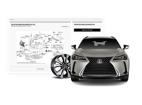 Shop the official online catalog of genuine RZ Lexus Parts and Accessories. Select year, make, and model, review parts diagrams, and check pricing at Lexus dealers across the entire U.S. dealer network. ... Receive up to $100 complimentary on Ground Shipping. Online only. Restrictions apply. SHOW MORE + Lexus Parts & Accessories Online. 