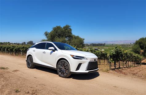 Lexus plug in hybrid rx. NX 450h+. Featuring a 2.5-litre hybrid engine and a rechargeable lithium-ion battery. A rear electric motor enables full-time all-wheel drive. Pure electric driving range of up to 40 miles*. WLTP values reflect full range, from plug-in hybrid to self-charging hybrid. Explore model. 