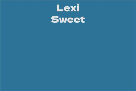 Lexy_sweet's. Things To Know About Lexy_sweet's. 