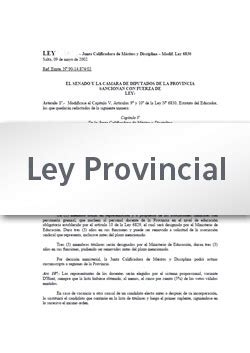 Ley Nº 3338/58 Estatuto del Personal Docente Provincial …