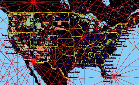 Ley line map usa. Another is that the UK is small & an island so stuff randomly bunches up into lines more easily. More data points per unit means more patterns. It is useful to remember ley lines, as they exist now in the imaginary, are bad archeology, bad history, bad statistics, bad map-making & bad occultism. Energy seldom flows in straight lines, & it is ... 
