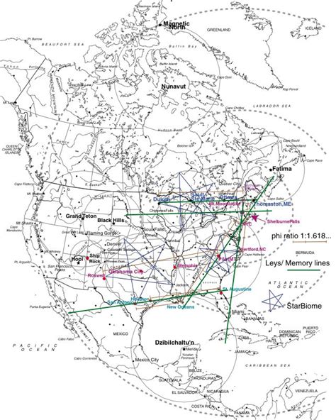 Ley lines saskatchewan map