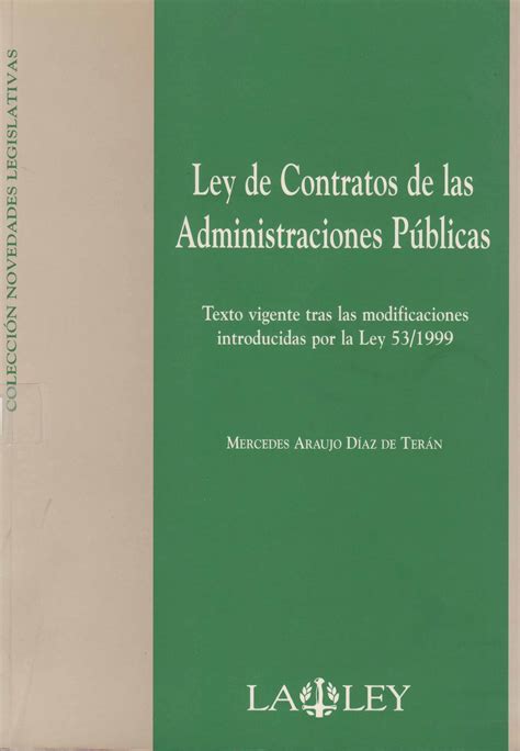 Ley y reglamento de contratos de las administraciones publicas (derecho). - Numerical optimization nocedal 2nd edition solution manual.