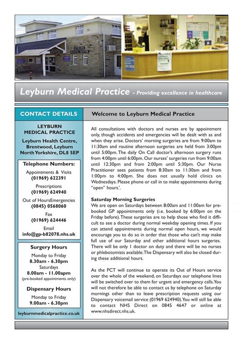 Leyburn Medical Practice – Providing excellence in …