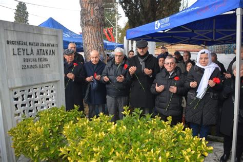 Leyla Atakan mezarı başında anıldıs