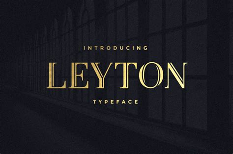 Leyton - Dafont Free