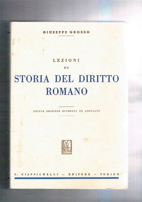 Lezioni di storia del diritto romano. - Howard hr 20 manuale delle parti.