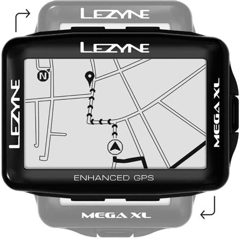 Lezyne Mega XL GPS Zwart - GPS apparaten Lezynestore.nl