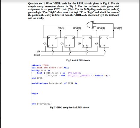 Lfsr Vhdl Code And Testbench