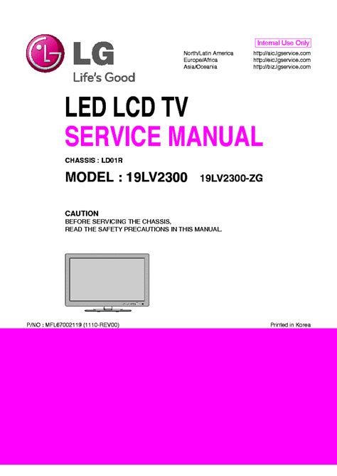 Lg 19lv2300 19lv2300 zg led lcd tv service manual. - Teorías de pragmática, de lingüística textual y de análisis del discurso.